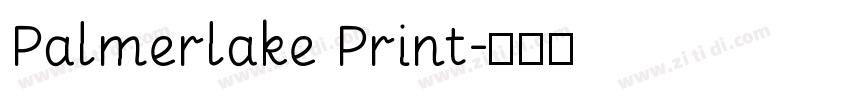Palmerlake Print字体转换